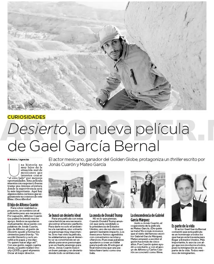 Desierto, la nueva película de Gael García Bernal