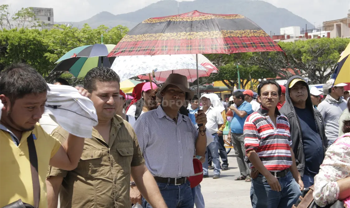 Grupos sociales organizados se condujeron de manera pacífica. Guillermo Ramos / CP.