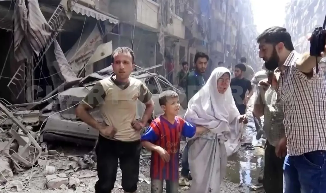 Mueren médicos y pacientes en bombardeo