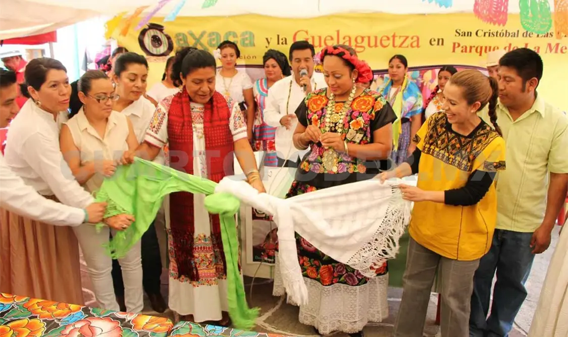 Exposición artesanal de la Guelaguetza