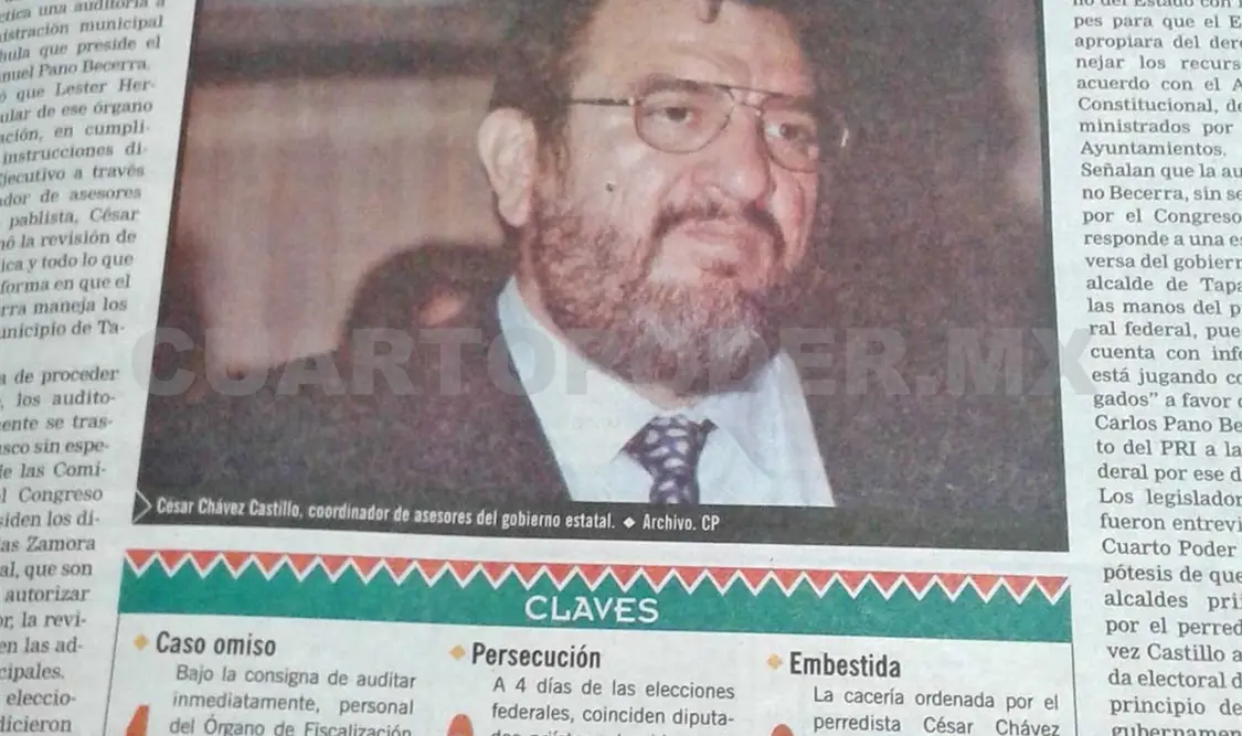 Siniestro pasado: Auditoría contra Tapachula