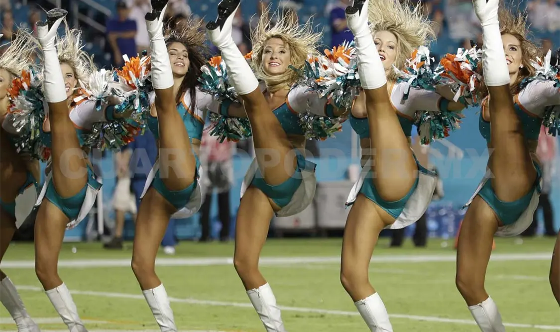 Aspiran al equipo de porristas de los Delfines