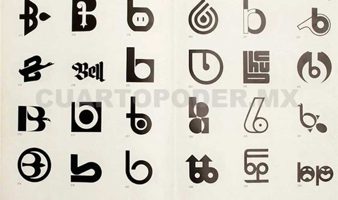 Las coincidencias con algunos logotipos de conocidas marcas son impresionantes. Cortesía