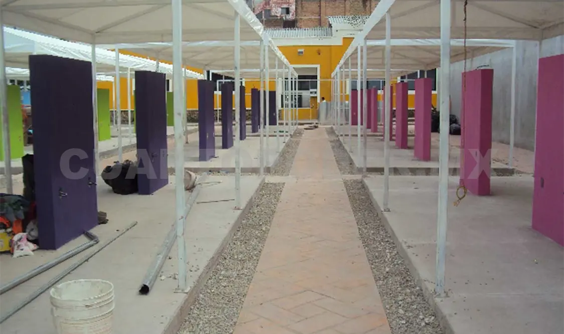 Avanza construcción del Tianguis Urbano