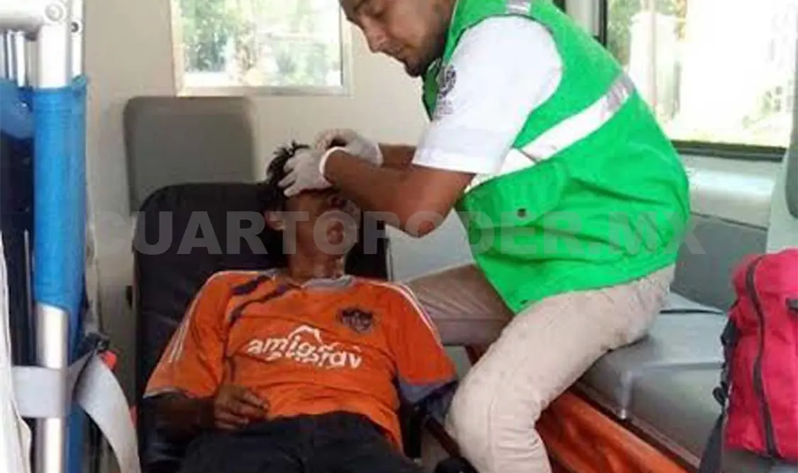 Vendedor ambulante sufre golpe de calor