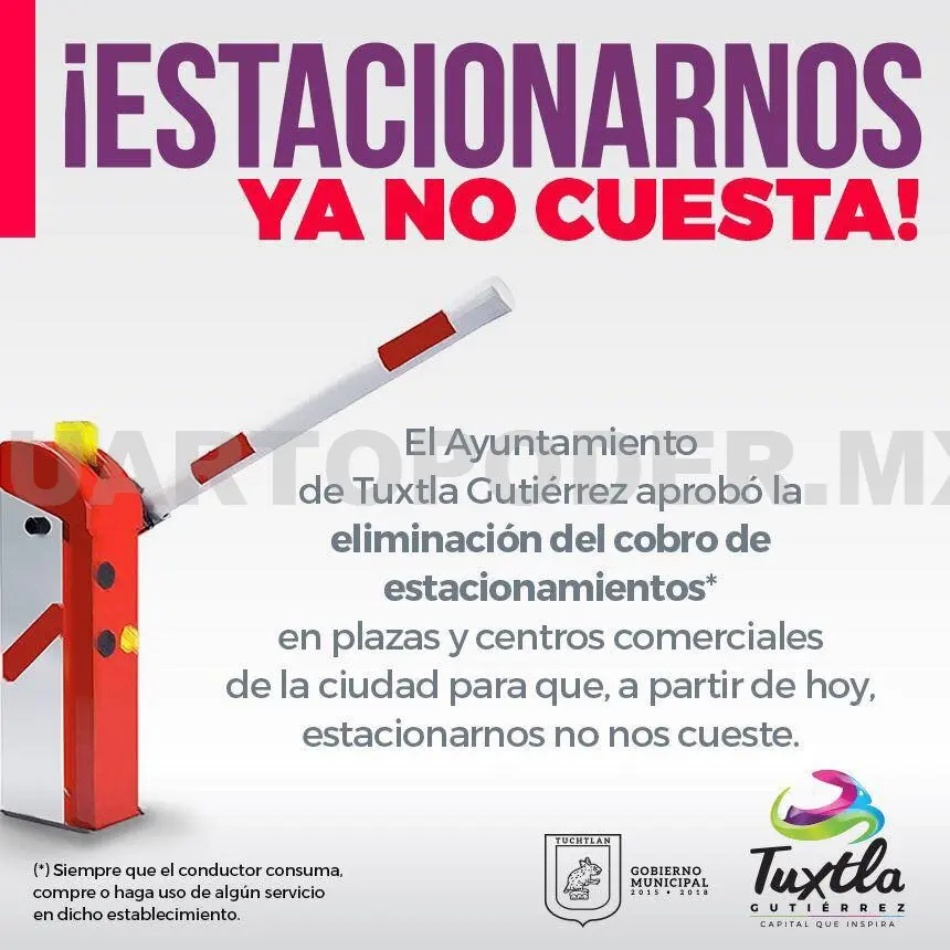 Estacionarse ya no cuesta en Tuxtla Gutiérrez
