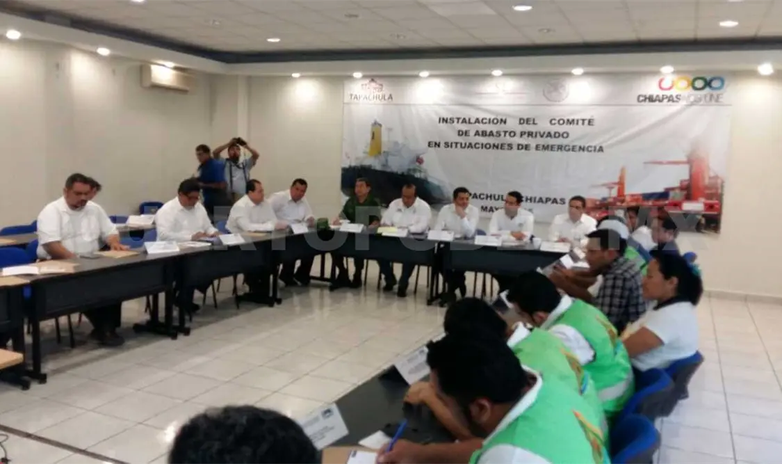 Instalan Comité de Abasto Privado para desastres naturales