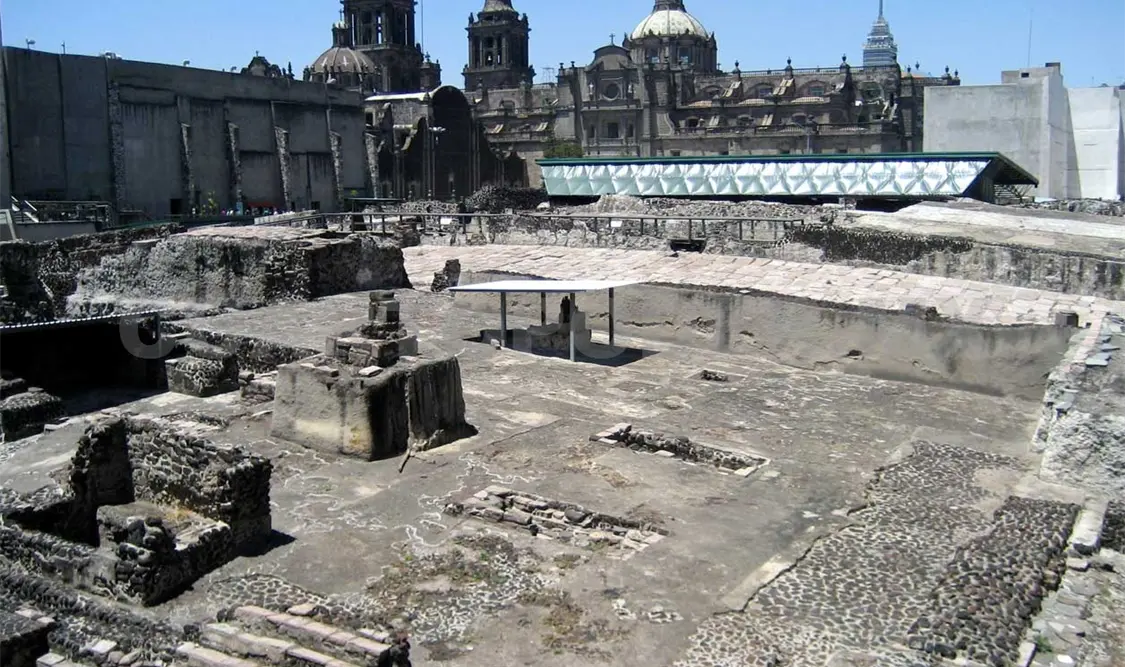 Imagen del Templo Mayor. Cortesía