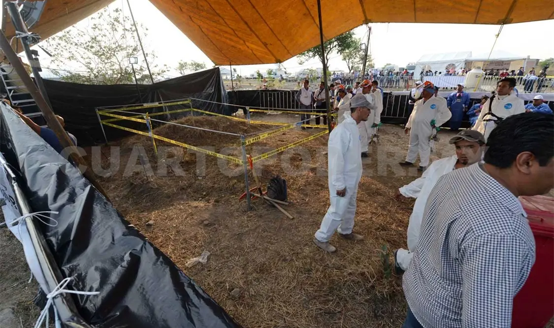 Inician primeras excavaciones en fosa