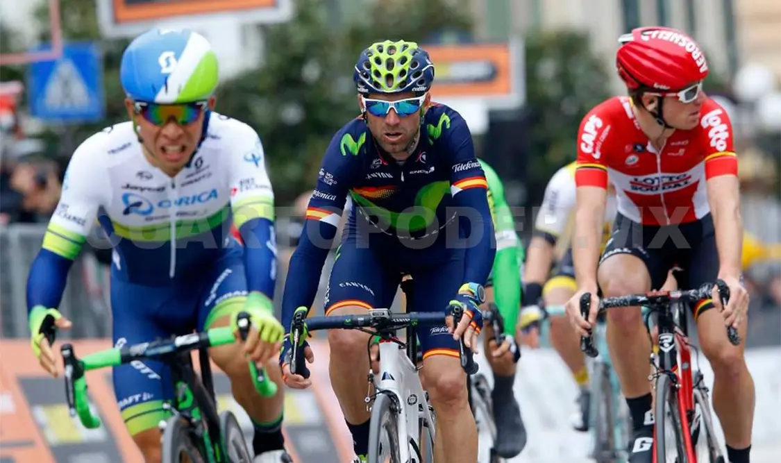 Valverde gana la etapa 16 del Giro