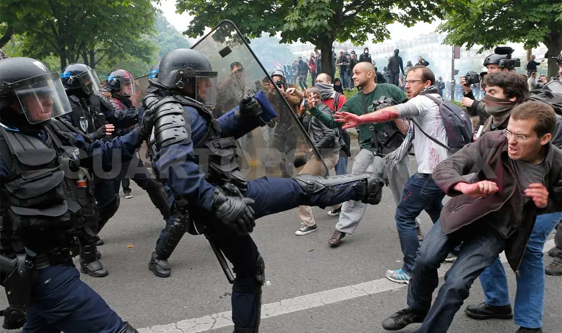 Octava jornada de protestas