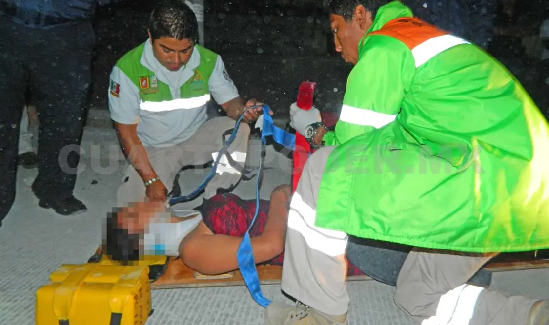 Hallan a joven accidentada