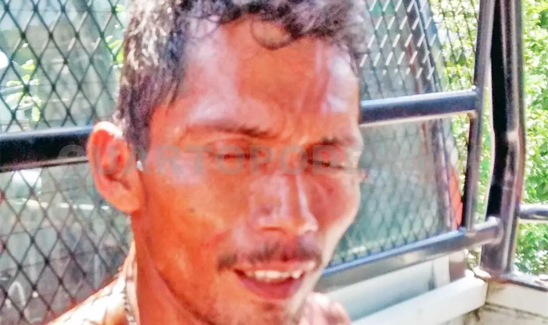 Wilber Álvarez Figueroa, detenido.