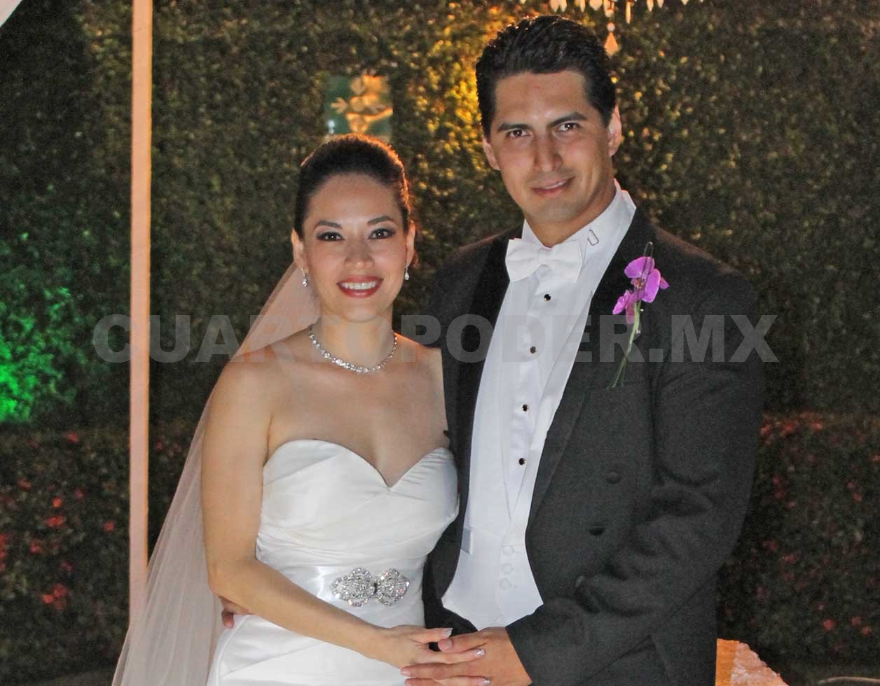 Irene y Eleacin, recién casados