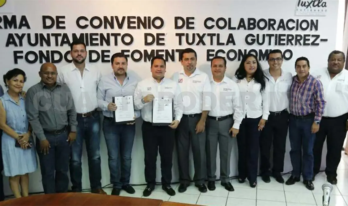 En la firma de convenio se dijo impulsar el desarrollo económico de la capital, a través del apoyo a emprendimientos innovadores, la capacitación y la gestoría empresaria. CP