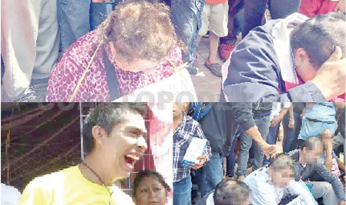 A sus 70, trasquilada por ofrecer educación