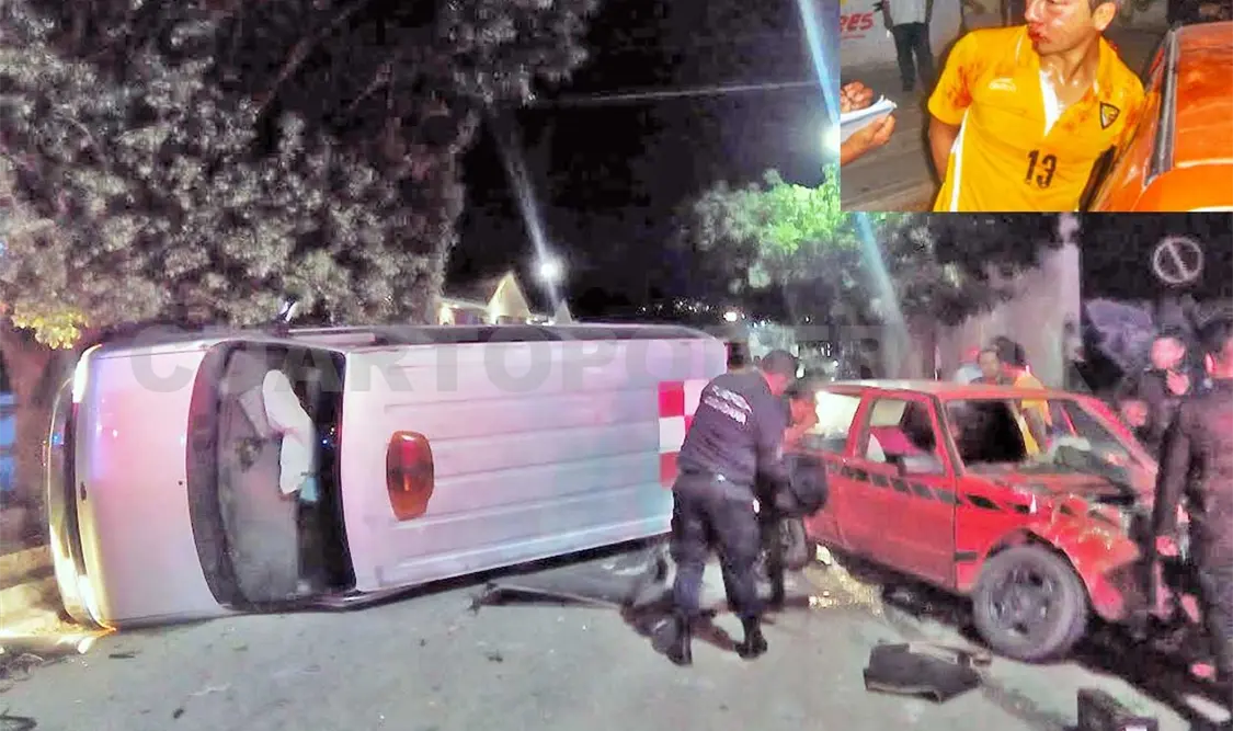 Policías persiguen y detienen a asaltantes