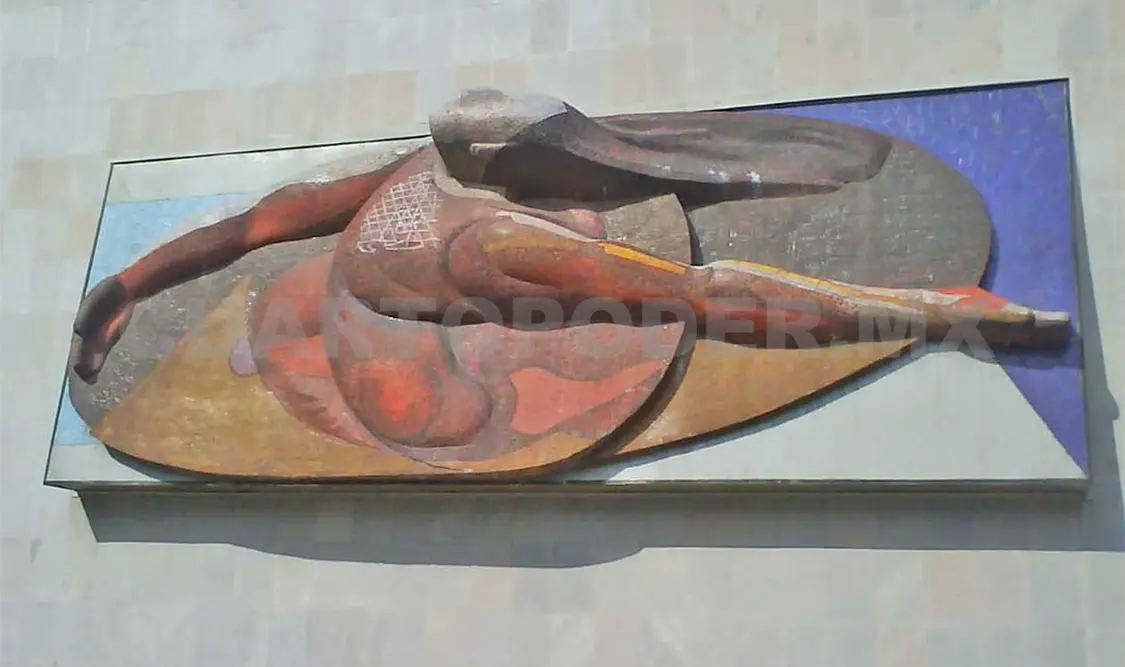 Escultopintura Velocidad de David Alfaro Siqueiros. Cortesía