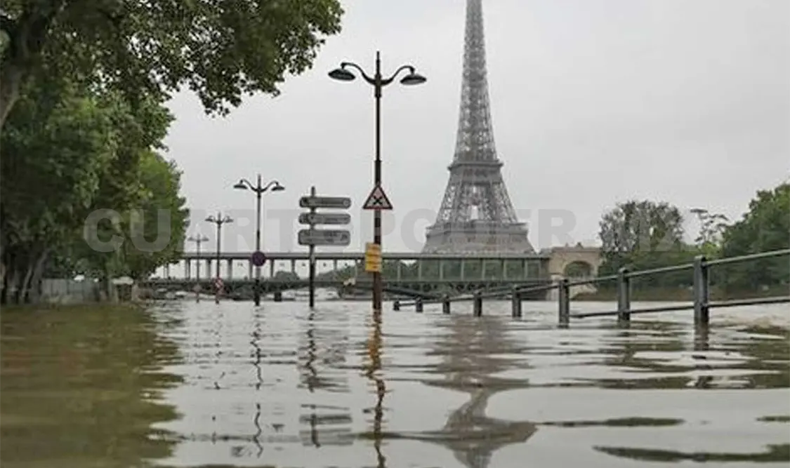 El río está 5 metros por encima de su nivel óptimo. Cortesía