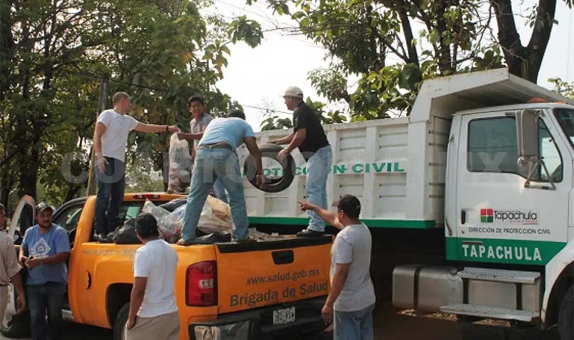 Se iniciaron las actividades de manera coordinada con PC con el propósito de eliminar los criaderos. Cortesía
