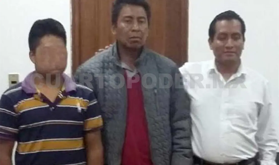 El fiscal de Justicia Indígena entregó sano y salvo al jovencito a sus familiares.