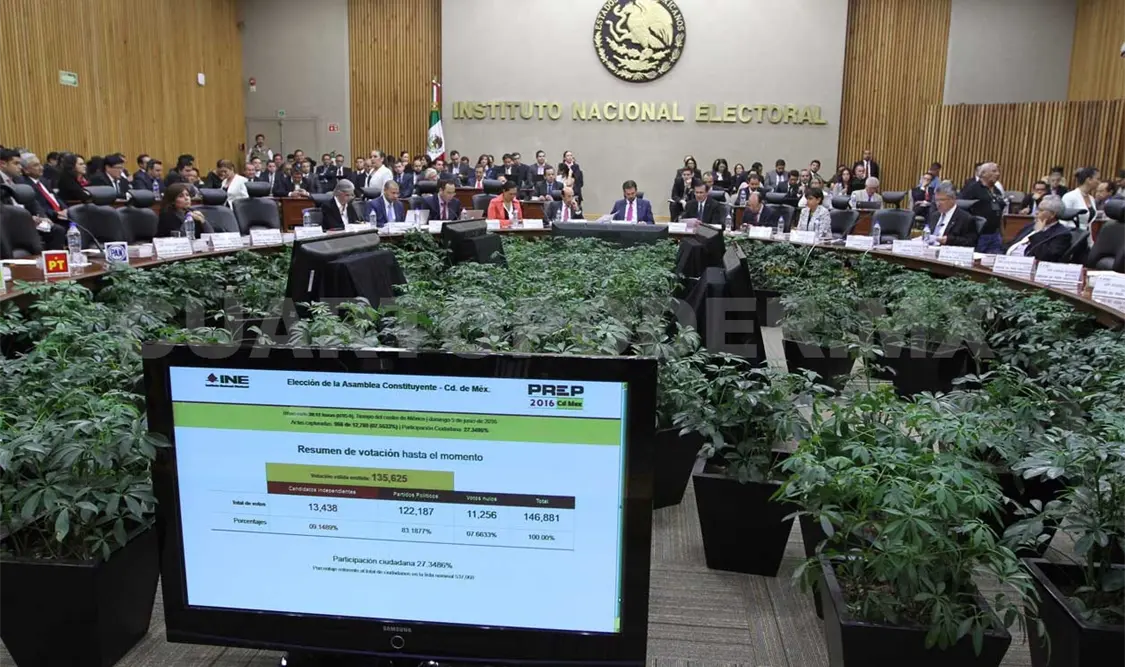 Destaca INE tranquilidad política en el país