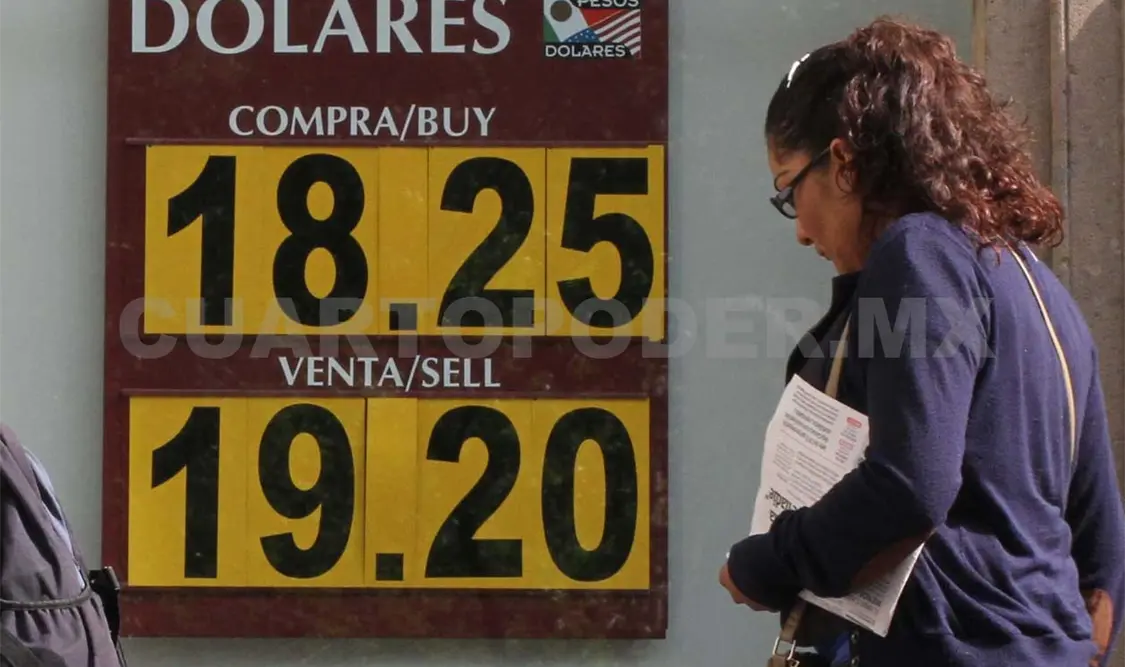 Dólar cerró ayer en $19.25 pesos