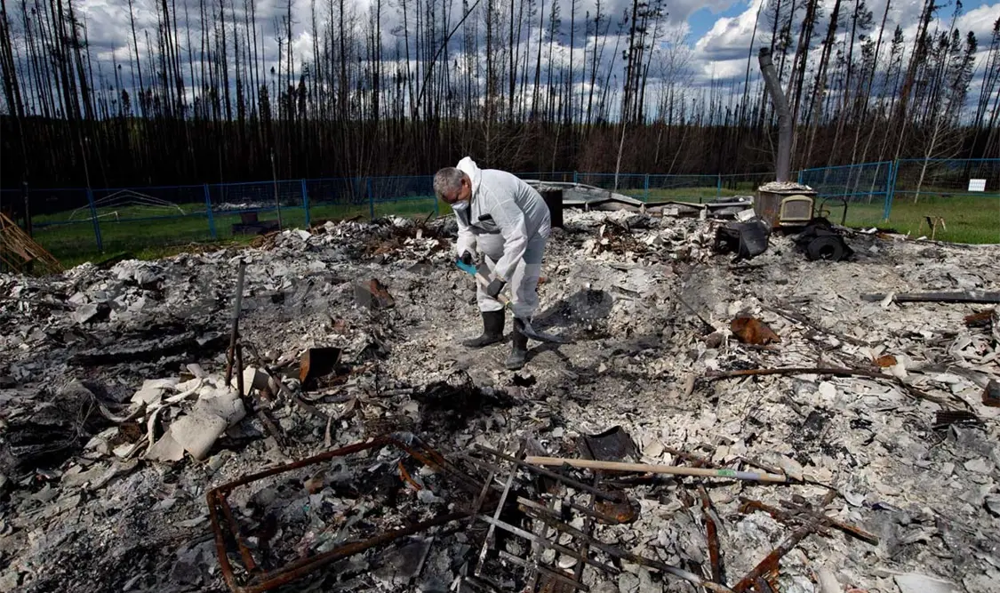 Cede incendio “La Bestia”