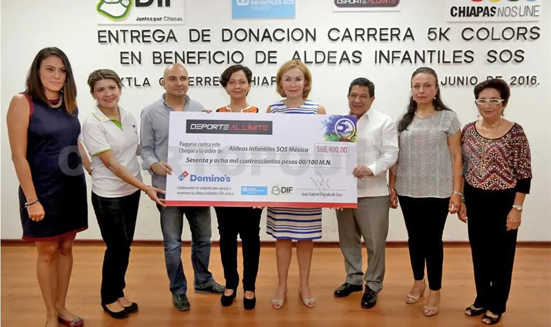 Entregan donativo a Aldeas Infantiles SOS