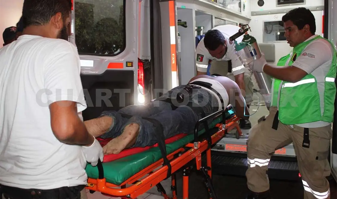 Hieren a hombre con arma blanca en su domicilio