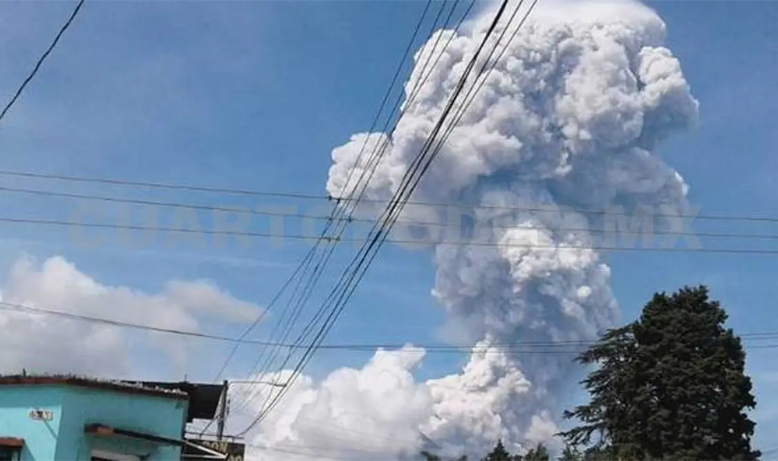 Monitorea PC erupción volcánica en Guatemala