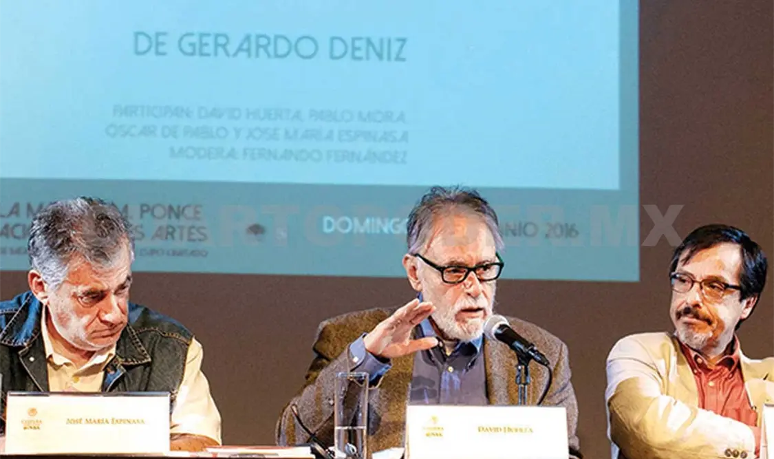 Se presentaba el libro De marras, de Gerardo Deniz. Cortesía