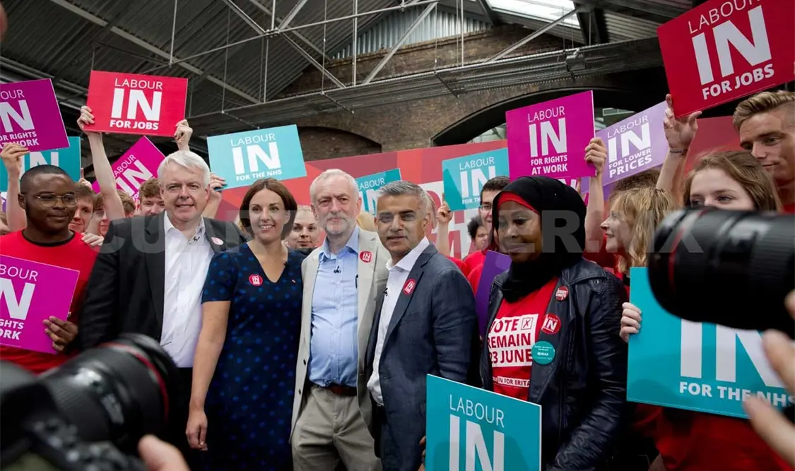 Votantes divididos por Brexit