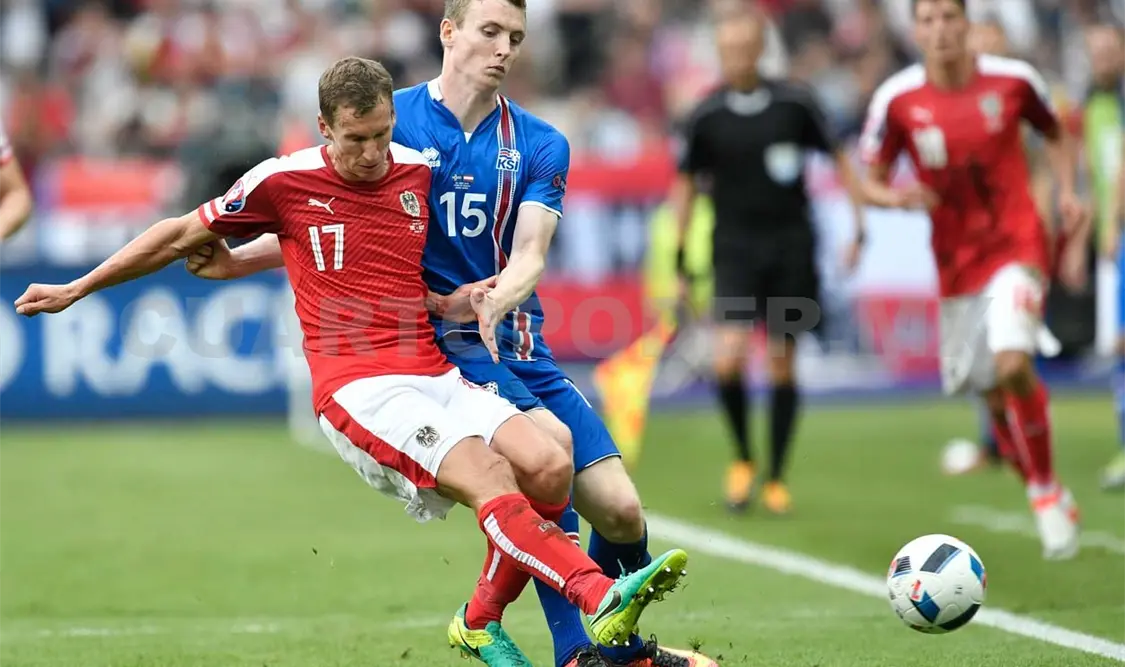 Islandia vence 2-1 a Austria y avanza a 8o