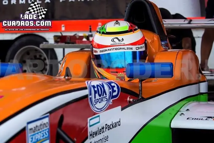 Stefano Rivera terminó en séptimo lugar en la fecha que se corrió en Aguascalientes este fin de semana. Cortesía
