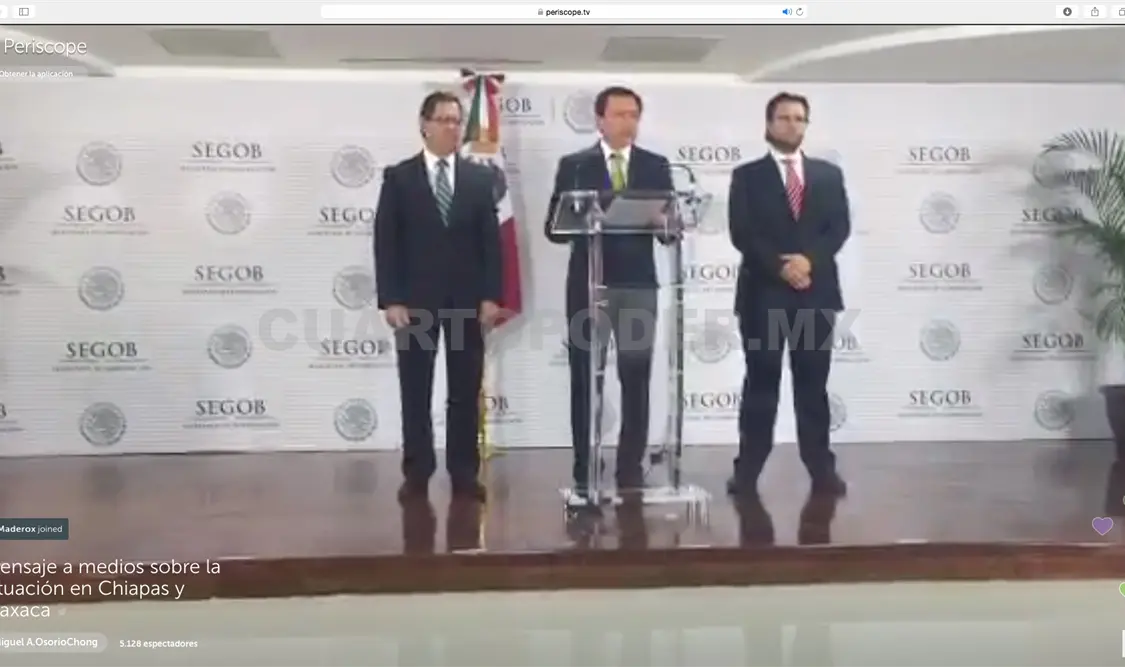 Anuncia Osorio Chong nueva reunión con maestros este lunes