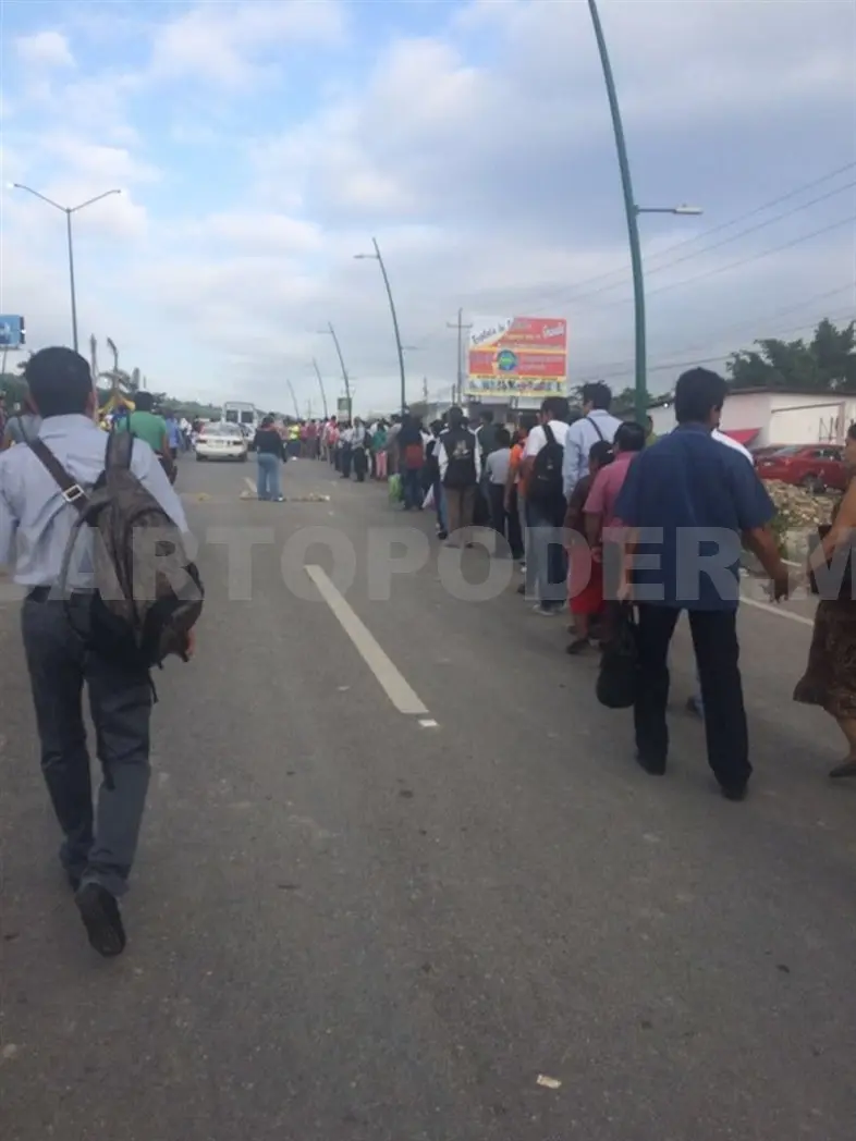 Levantarán maestros 8 bloqueos en Chiapas; se concentrarán en Tuxtla
