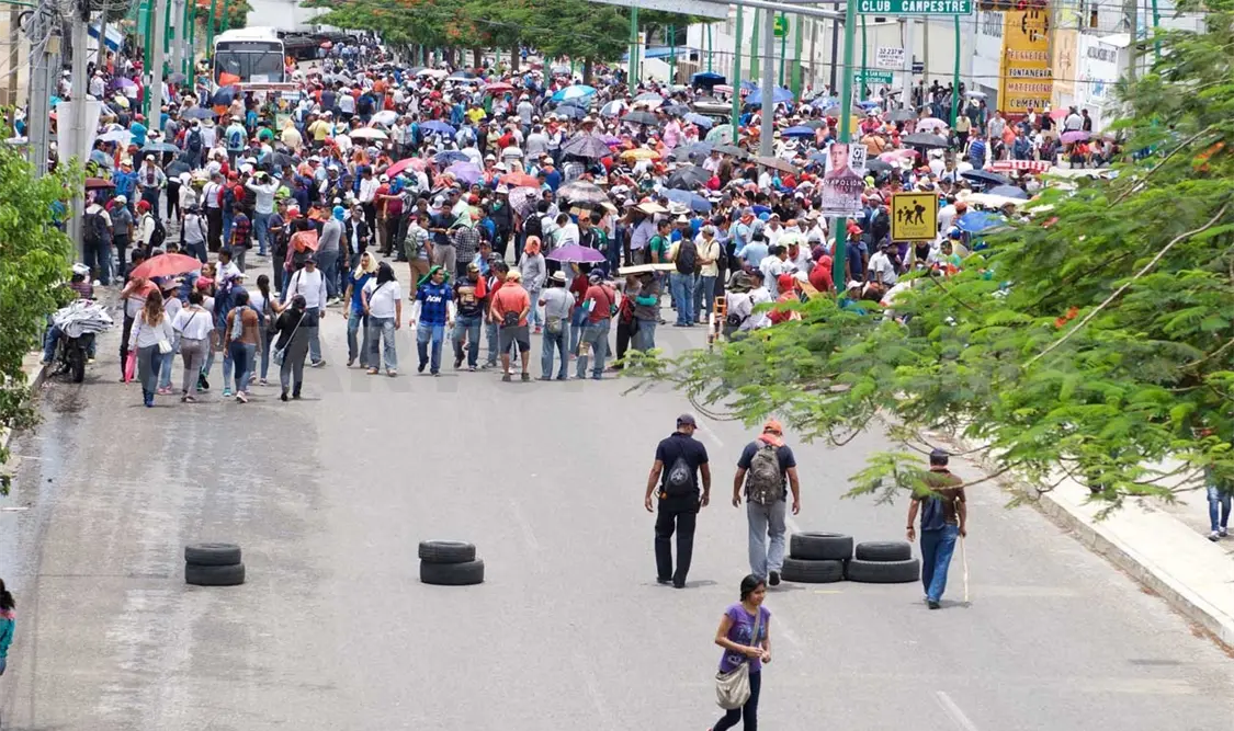 Concluyen bloqueos carreteros en Chiapas