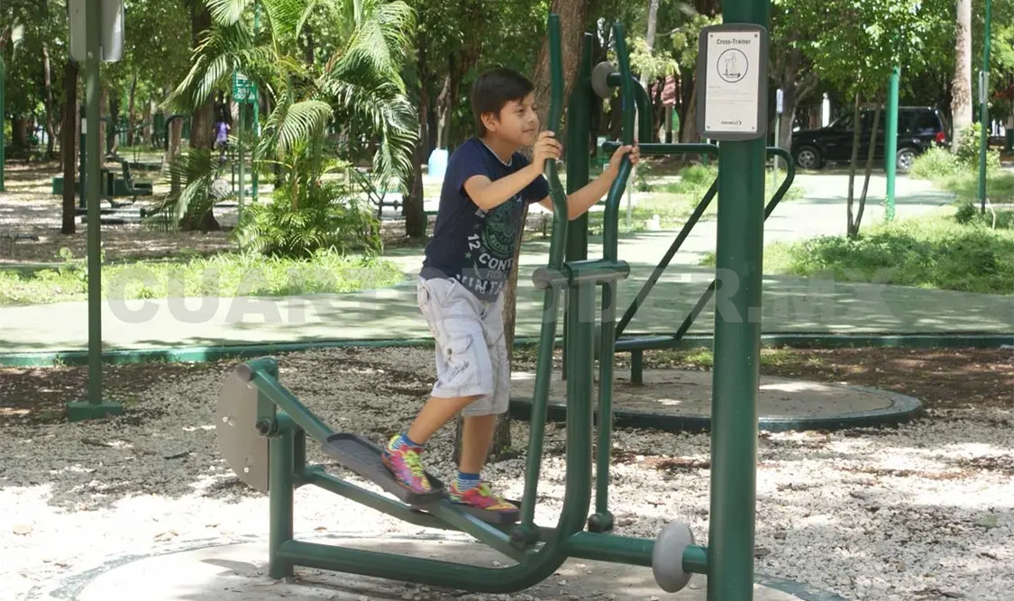 Gimnasios al aire libre, una realidad en el estado