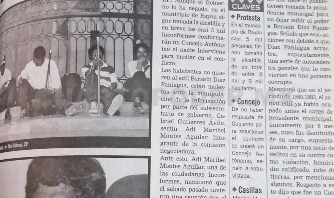 Los inconformes acudieron al Congreso del Estado en muestra de sus protestas. CP