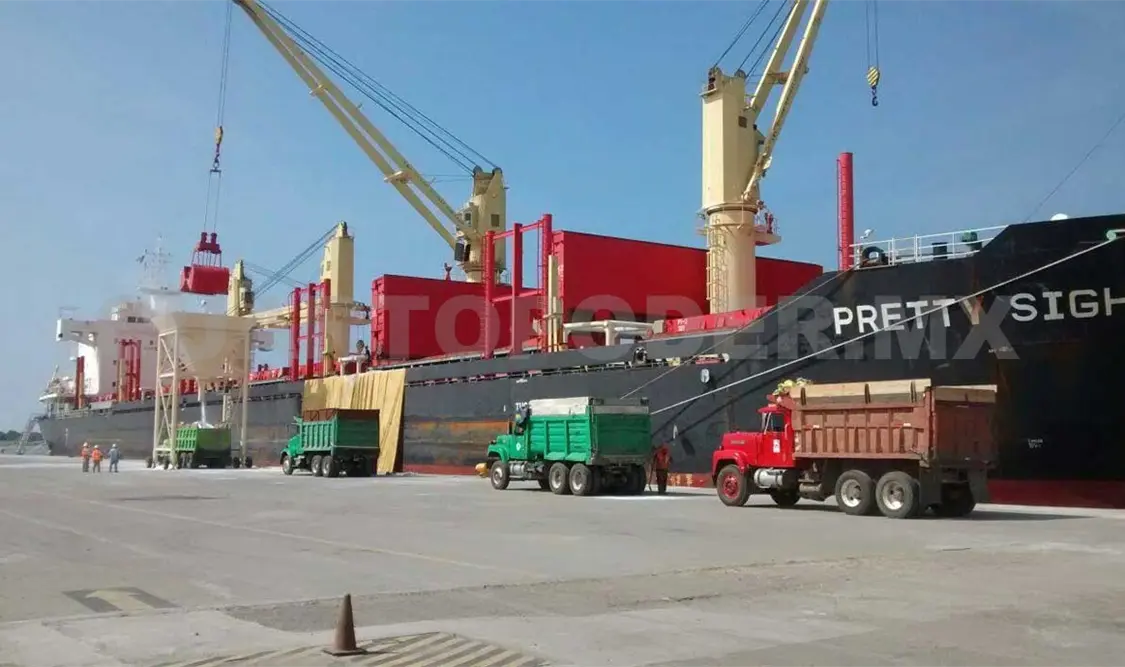 Titanio y hierro, exportaciones de Chiapas