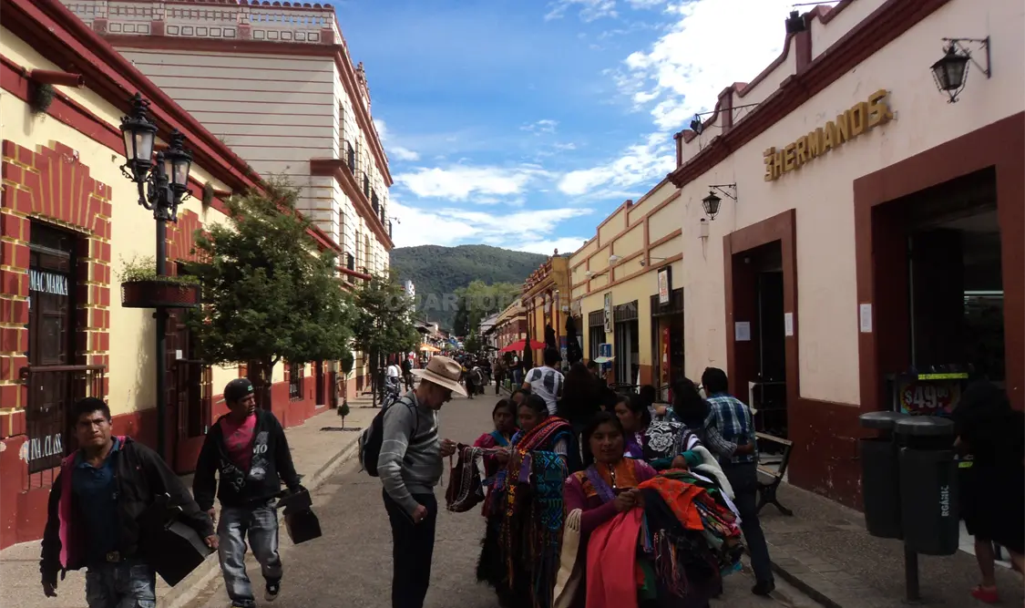 Las más grandes afectaciones han tenido lugar en municipios de atracción turística como San Cristóbal de las Casas. Diana Ramírez / CP.