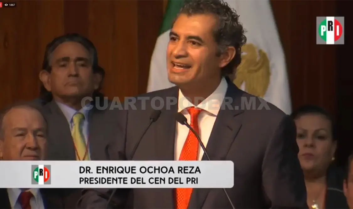 Ochoa Reza rinde protesta como dirigente nacional del PRI
