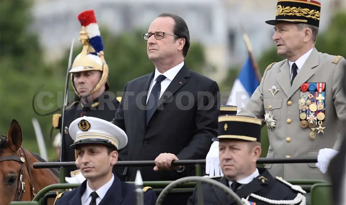 Francia celebra desfile militar con fuerte seguridad