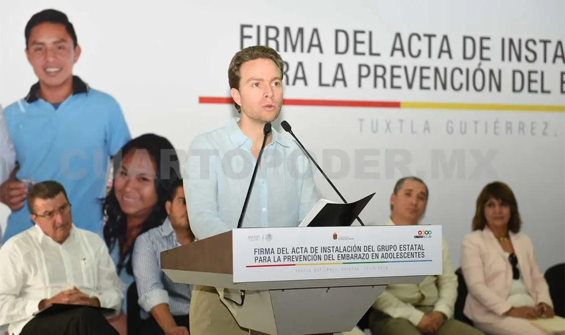 MVC exhortó a cada una de las dependencias que participan en este grupo interinstitucional a que redoblen los esfuerzos para sensibilizar a los jóvenes de los 122 municipios de Chiapas sobre la importancia de la planificación familiar. CP