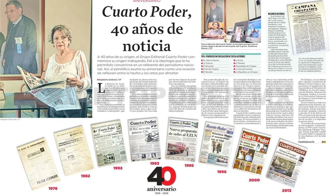 Cuarto Poder, 40 años de noticia