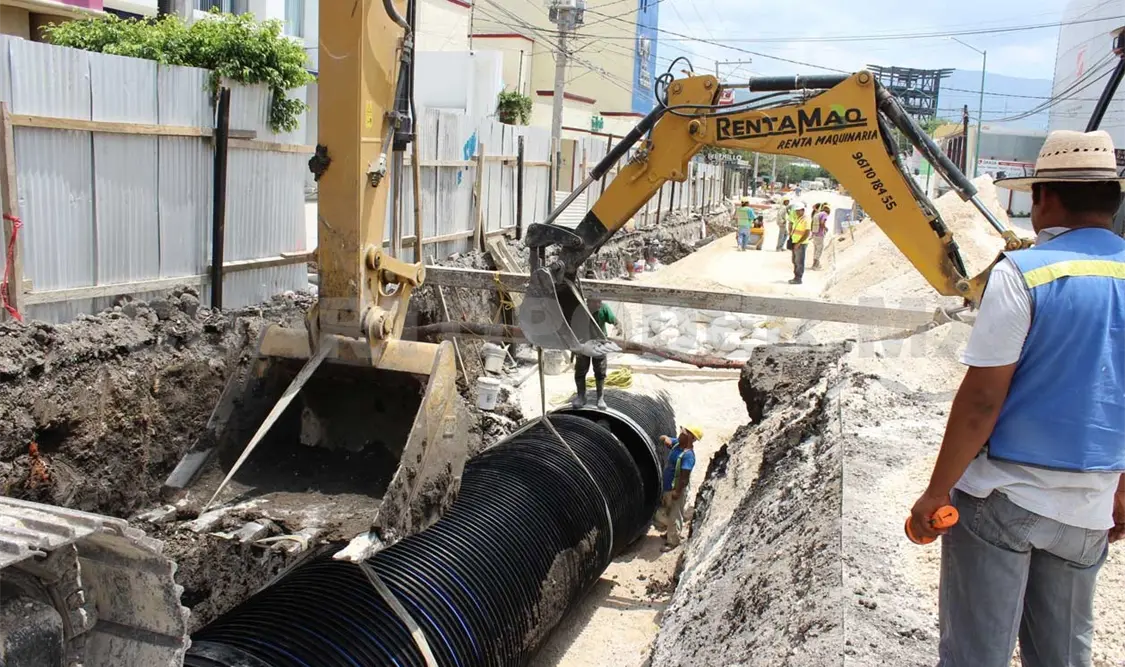 Avanzada Introducción de drenes en la 16 Pte, al 50 %