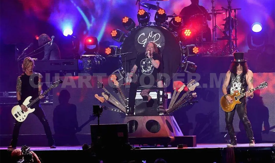 Detienen a la banda Guns N’Roses en Canadá