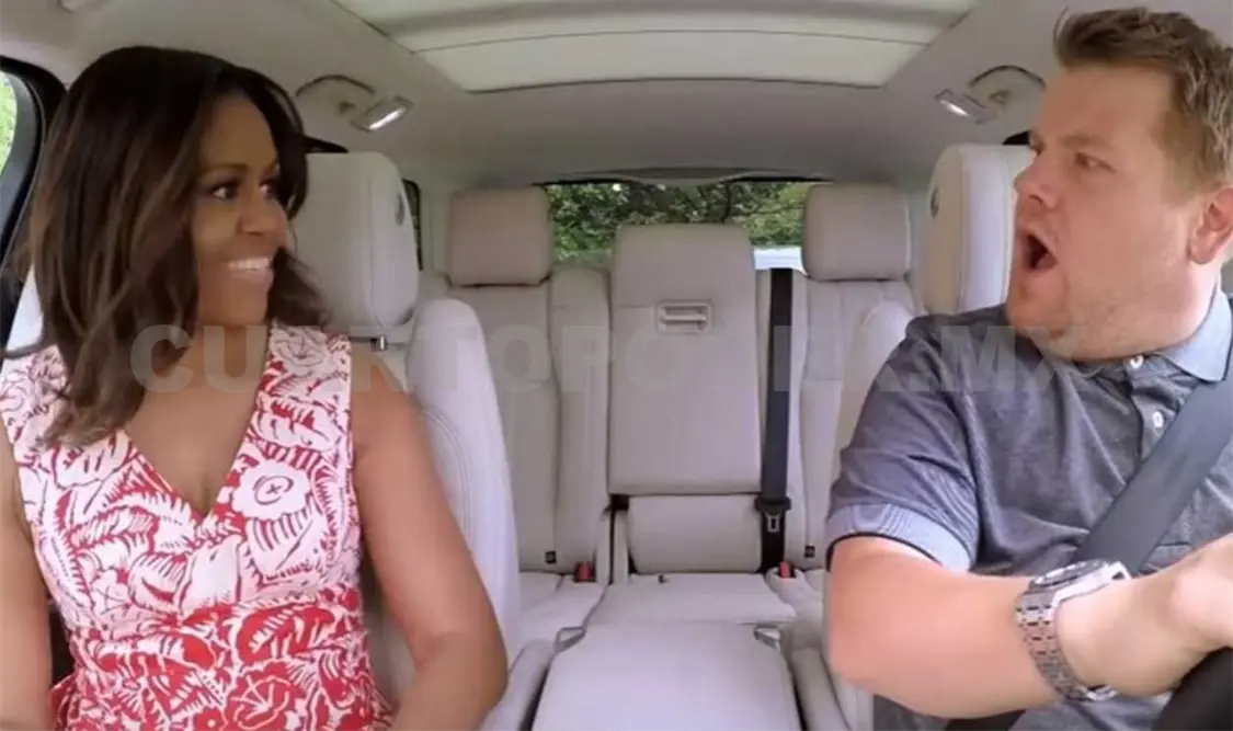 Michelle Obama canta con James Corden