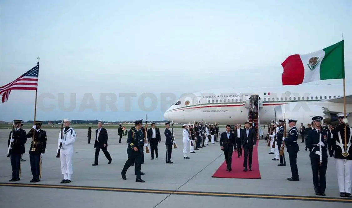 Peña Nieto llega a Washington